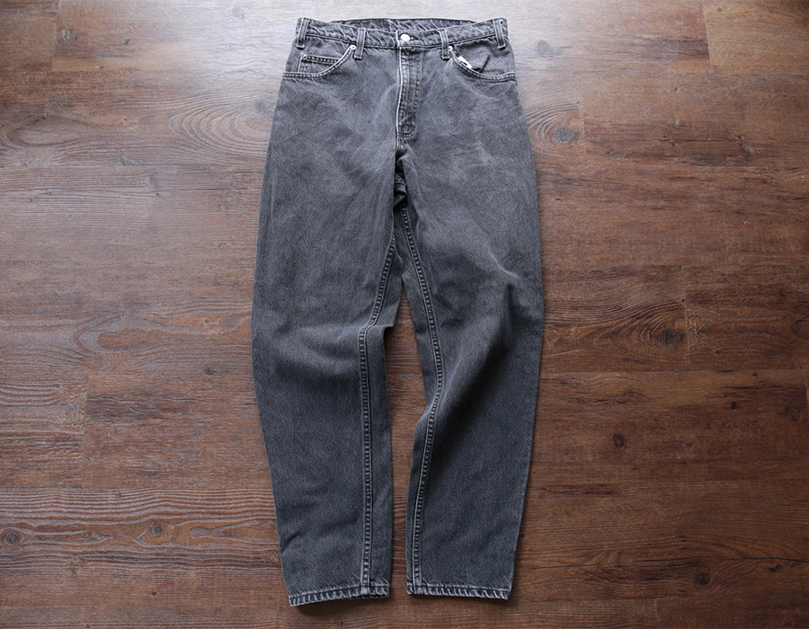 LEVIS 550 BLACK DENIM USED CLOTHING COLLECTION vol. 9