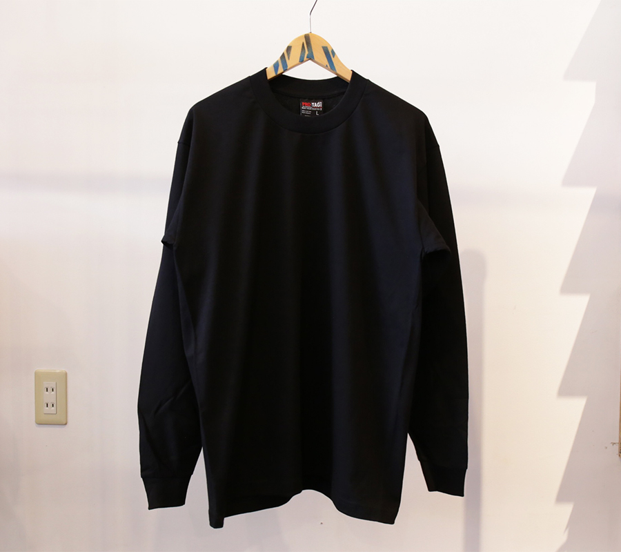 PRO-TAG / HEAVY WEIGHT LONG SLEEVE T - Black