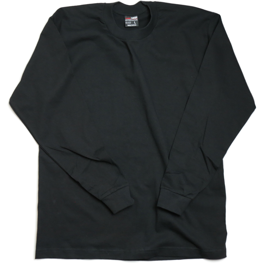 PRO-TAG / HEAVY WEIGHT LONG SLEEVE T - Black