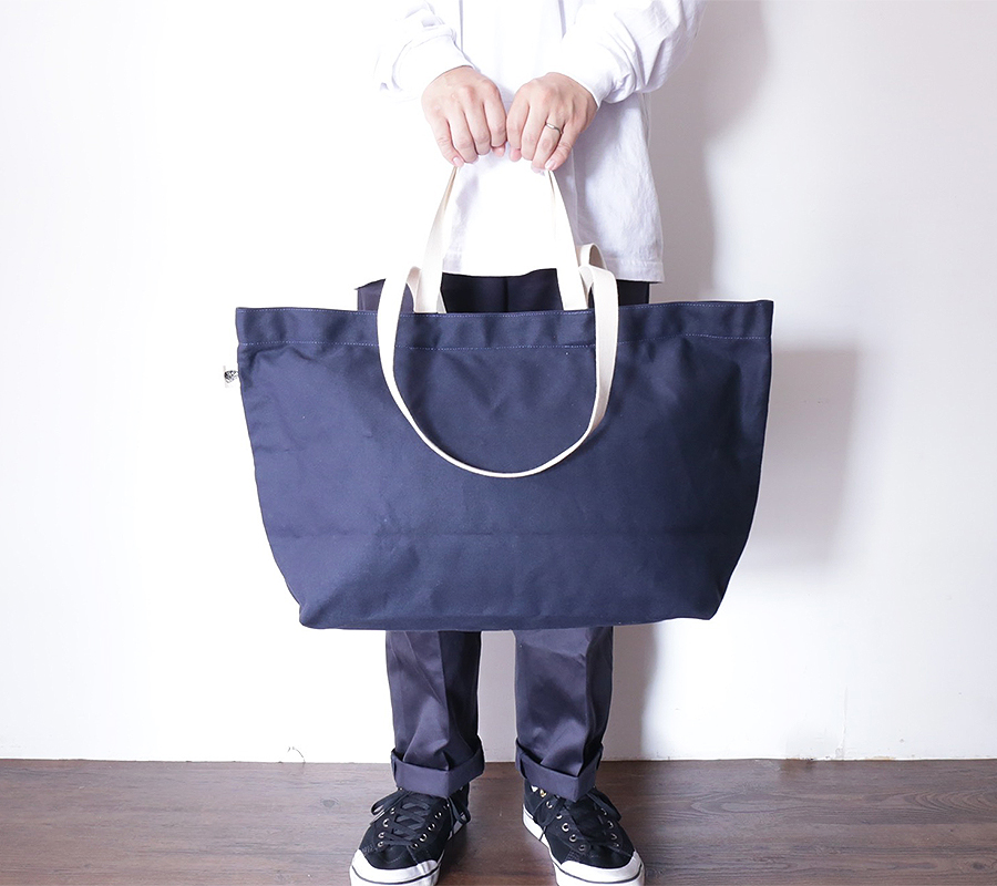 BLK PINE workshop FALL/WINTER 2016 SIMPLE CANVAS TOTE BAG color : Navy