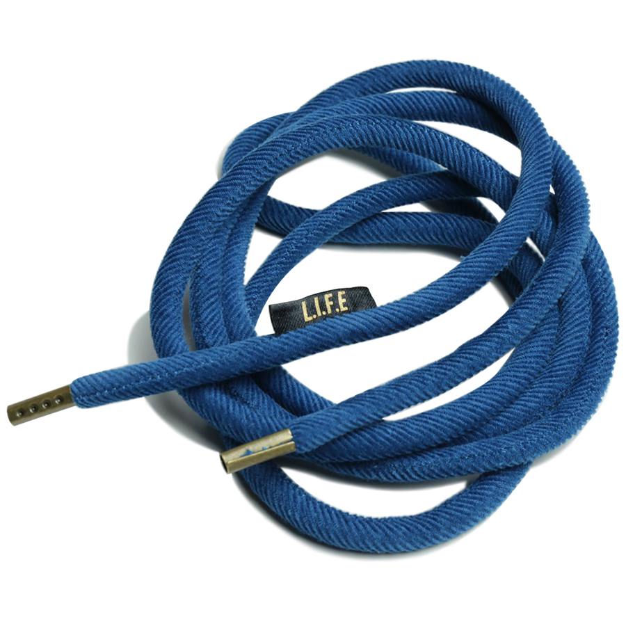 L.I.F.E (LIVE IN FAB EARTH) SPRING & SUMMER 2016 Shoelace belt "NOR" color : Blue