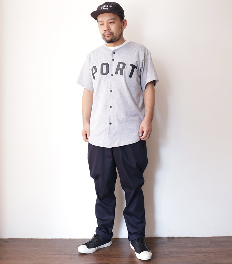 PORT LBC 2016 SPRING/SUMMER COLLECTION THIK KNIT BBALL JERSEY color : Heather Grey
