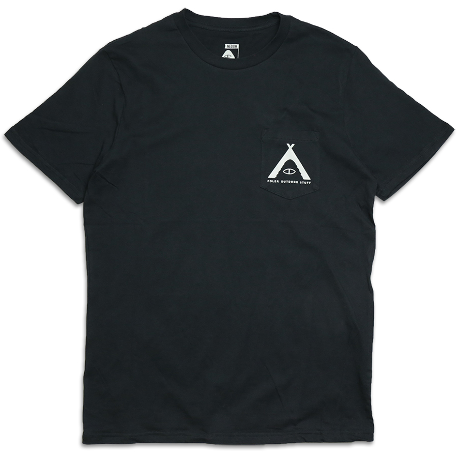 POLeR OUTDOOR STUFF SPRING 16 COLLECTION TENTED POCKET TEE color : Black