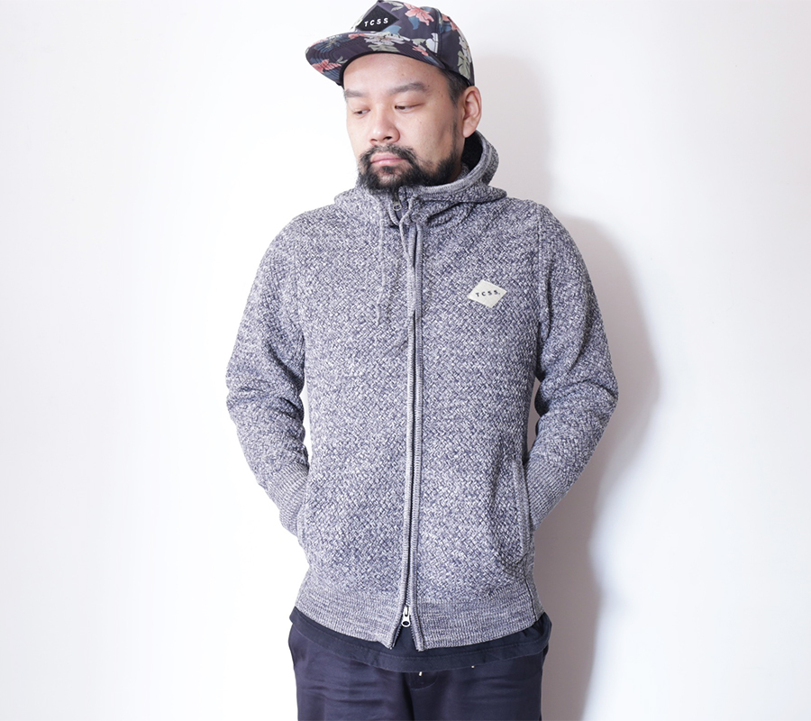 TCSS/the critical slide society FALL 2016  FRANKIE KNIT PARKA  color : Grey Marle