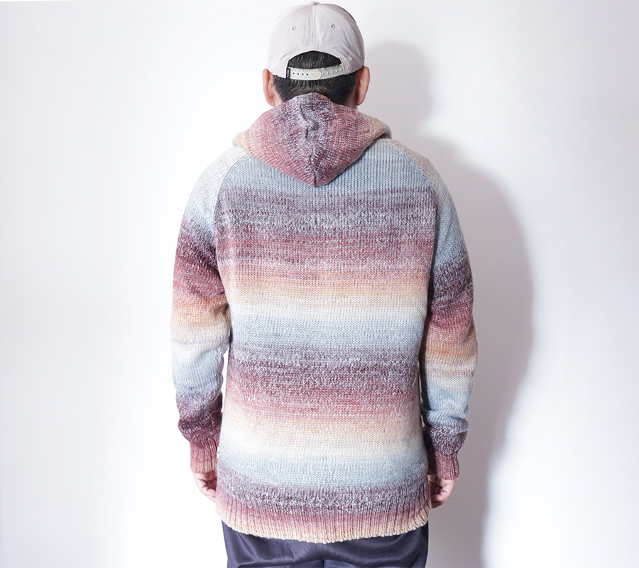TCSS/the critical slide society FALL 2016 ESCAPEE HOODED KNIT color : Withered Rose